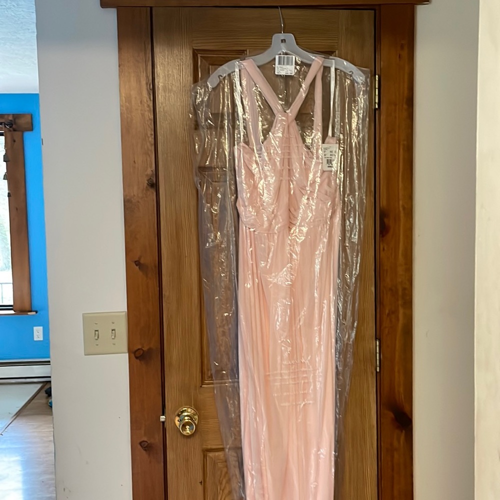 Pink bridesmaid dress